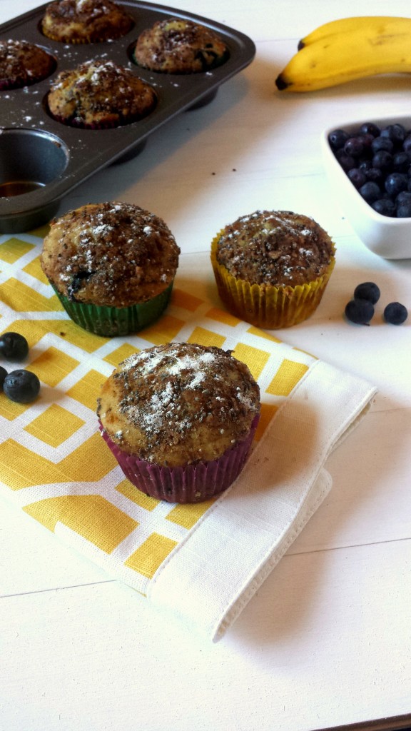 Blueberry Banana Muffins `4