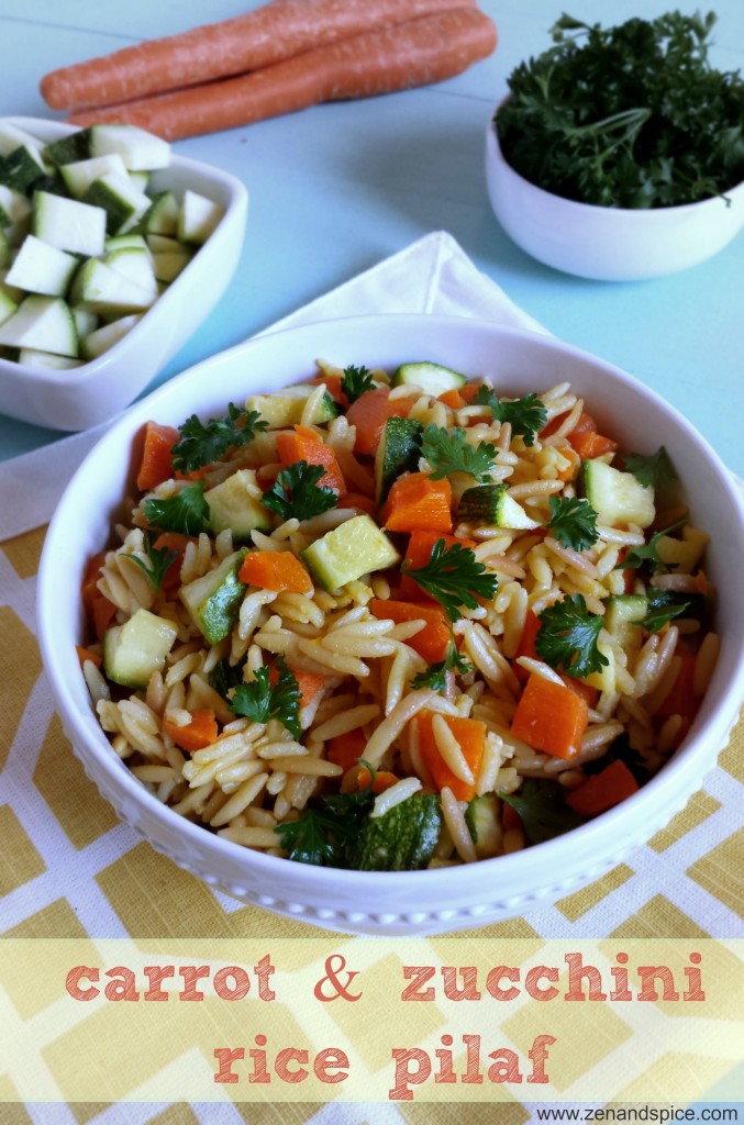 Carrot & Zucchini Rice Pilaf Pinterest