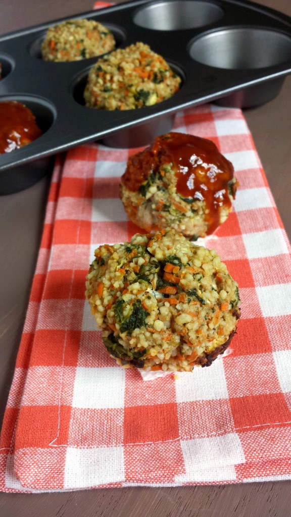 Turkey Veggie Couscous Meatballs 
